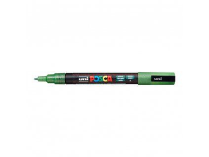 Akrylový popisovač Uni Posca 3ML 0,9 - 1,3 mm, třpytivý zelený 6