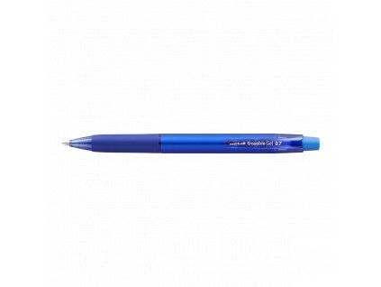 UNI Erasable Gel 181 stiskací gelové pero s gumovací koncovkou, modrý inkoust 0,7 mm