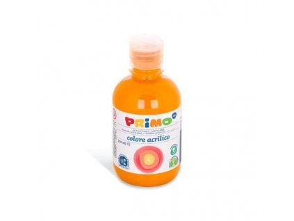 Akrylová barva Primo 300 ml, odstín okrová, lahvička s dávkovacím uzávěrem