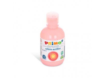 Akrylová barva PRIMO 300 ml, růžová, plastová lahvička s dávkovacím uzávěrem