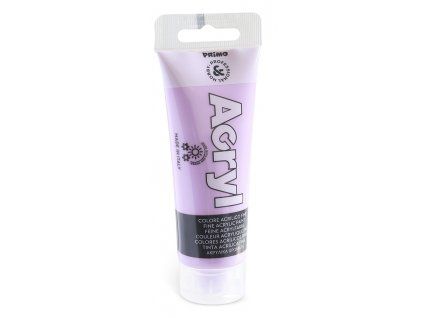 PRIMO akrylová barva pastelová 75 ml, odstín lila, tuba s vysokým obsahem pigmentu