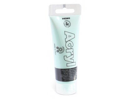 PRIMO akrylová barva pastelová 75 ml, odstín mátová, tuba s vysokým obsahem pigmentu