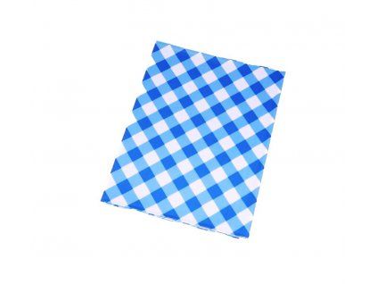 Koh-i-Noor školní ubrus 65x50 cm z PVC s motivem modré kostky, bezftalátový materiál