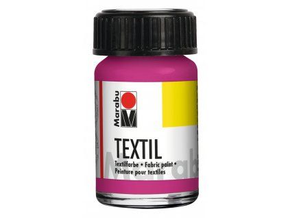 Marabu Textil 15 ml barva na textil na vodní bázi, odstín magenta 014