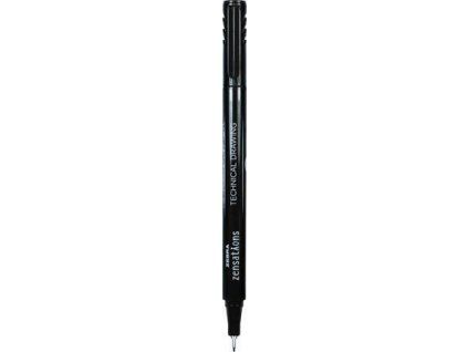 Technické pero Zebra 0,1 mm s černým pigmentovým inkoustem pro přesné kreslení a skicování