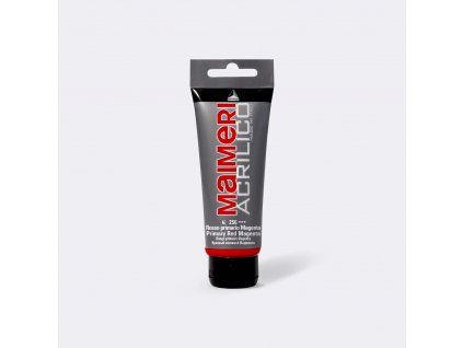Maimeri Acrilico 200 ml akrylová barva odstín 256 červená základní magenta