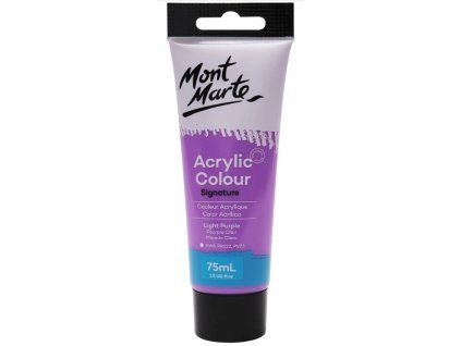 Mont Marte akrylová barva 75 ml tuba, odstín světle fialová Light Purple