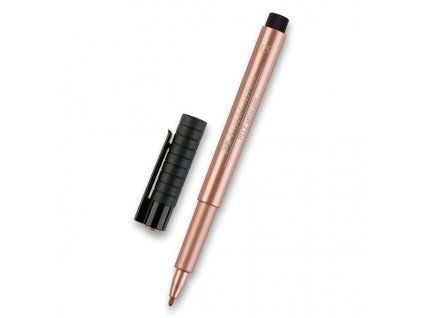 Faber-Castell Pitt Artist Pen Metallic 1,5 mm, popisovač v měděném metalickém odstínu