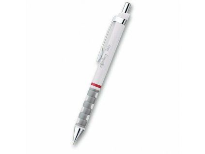 Mikrotužka Rotring Tikky bílá 0,5 mm s kovovým hrotem a barevným kódováním dle ISO 3098