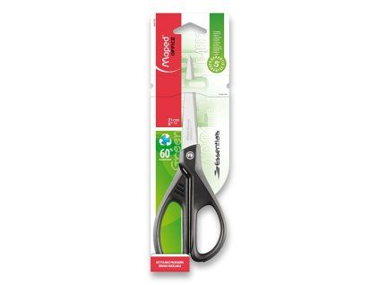Nůžky Maped Essentials Green 21 cm, nerezové nože a nýt, ergonomické rukojeti