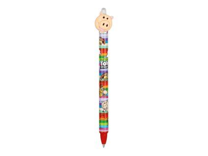 Gumovací pero Colorino Příběh hraček s motivem prasátka, modrá náplň 0,5 mm