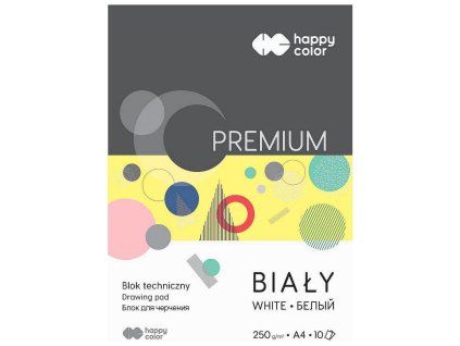Blok Happy Color Premium technický A4 250 g 10 listů