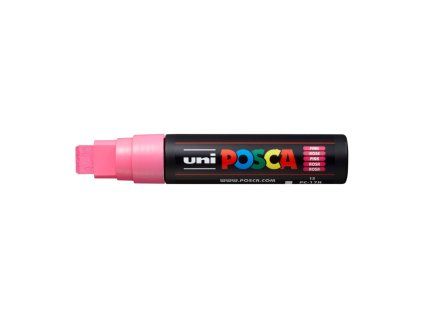 Uni Posca PC-17K růžový akrylový popisovač s plochým hrotem 15 mm, extra široký