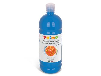 Primo Beginner's ready-mix temperová barva 1000 ml světle modrá, pro děti a začátečníky