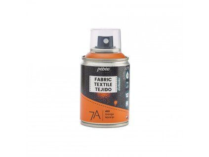 Pébéo Setacolor 7A sprej na textil 100 ml, odstín 03 oranžový, akrylový na vodní bázi