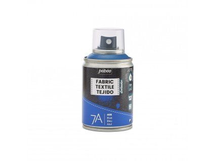 Pébéo Setacolor 7A sprej na textil 100 ml, odstín 08 modrý, akrylový na vodní bázi