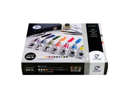 Van Gogh Starter XL sada 12×40 ml olejových barev Royal Talens v dřevěném kufříku