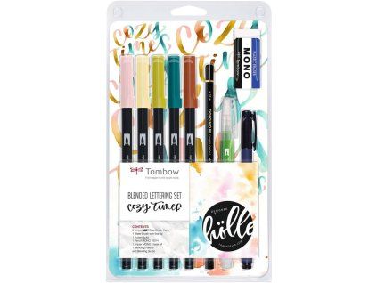 Sada pro kaligrafii a blending Tombow Cozy Times