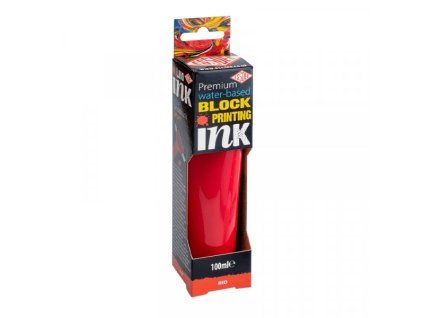 ESSDEE Premium barva na linoryt 100 ml, odstín rumělka, prémiová vodní barva