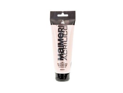 Akrylová barva Maimeri Acrilico 75 ml, odstín Venetian Rose Light 209, světlá růžová