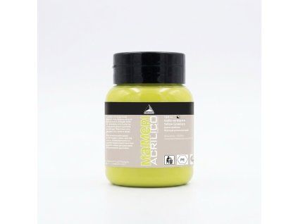 Akrylová barva Maimeri Acrilico 500 ml - žlutá nazelenalá 120 - láhev