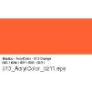 Marabu Acryl Color 100 ml, odstín 013 oranžová, světlostálá a vodě odolná po zaschnutí