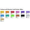 Marabu Textil Painter Glitter 567 zelená, fixace žehlením, pratelný do 40 °C