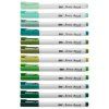 18045 4 umelecke fixy se stetcovym hrotem artist brush 04 green