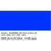 2741 akrylova barva marabu acryl color 100 ml modra ultramarin 055
