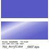 2792 akrylova barva marabu acryl color 100 ml fialova metalicka 750