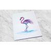 Marabu graphix aqua ink aquarellierte grusskarten flamingo 300x188