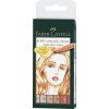 4532 3 pitt artist pen brush 167162 6ks skin tones telove odstiny