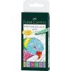 4535 4 popisovac pitt artist pens brush pastel set 6 pastelovych odstinu