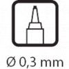 6587 3 tenky fix na textil centropen textile liner cerny
