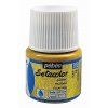 7256 barva na textil setacolor light glitter 45 ml zlata 208