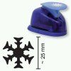 8012 1 ozdobna derovacka 25 mm snehova vlocka