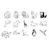 10028 sada 15 ks razitek heyda zoo