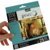 11330 zlate listy 25 ks zlate gedeo 14 x 14 cm