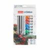 12422 akrylove barvy easy 923458 sada 12 barev paleta 2 stetce