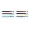 13667 6 pentel hybrid dual metallic k110 zelena metalicka modra