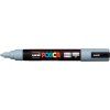 Akrylový popisovač Uni Posca PC-5M, stopa 1,8 až 2,5 mm, šedá barva č. 37