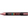 Akrylový popisovač Uni Posca PC-5M 1,8-2,5 mm, červená metalická barva M15