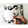 Akrylový fix Uni Posca PC-5M pro výtvarníky a hobby tvorbu, odstín červená