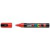 Popisovač Uni Posca PC-5M, střední hrot 1,8 až 2,5 mm, sytá červená akrylová barva