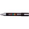 Akrylový popisovač Uni Posca 5M stříbrný, šířka stopy 1,8 až 2,5 mm