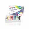 Olejové pastely Pentel, sada 12 barev pro kresbu na papír a karton