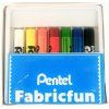 Pentel voskovky na textil, fixace žehlením, vhodné pro všechny druhy textilu