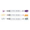 Designérský fix ShinHan Touch Brush, oboustranné pero pro kresbu návrhů a stínování