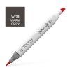 Designérský fix ShinHan Art Touch Brush WG9 Warm Grey, oboustranný lihový fix se štětcovým hrotem
