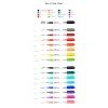 Monami Fabric Marker Brush červená, fix pro malování na textil bez zažehlení